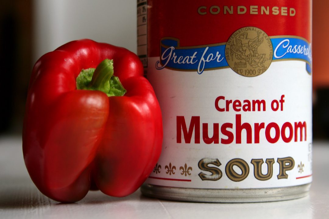 red pepper garden fail: soup can