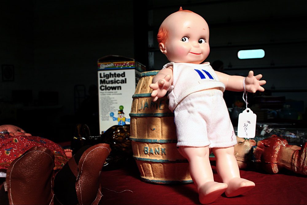 creepy baby, only twenty dollars